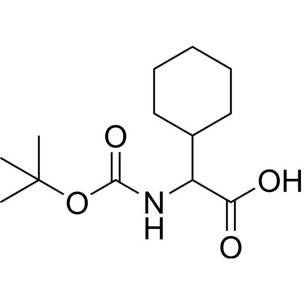 2-((tert-Butoxycarbonyl)amino)-2-cyclohexylacetic acid (N-Boc-2-cyclohexyl-DL-glycine) 35264-05-2